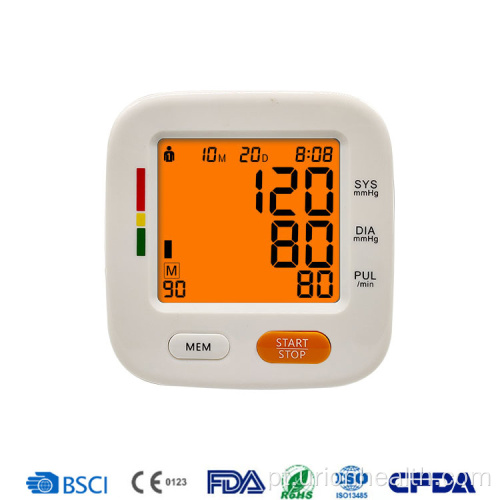 Braço digital Sfygmomanomomometer Digit Monitor Tipo de braço